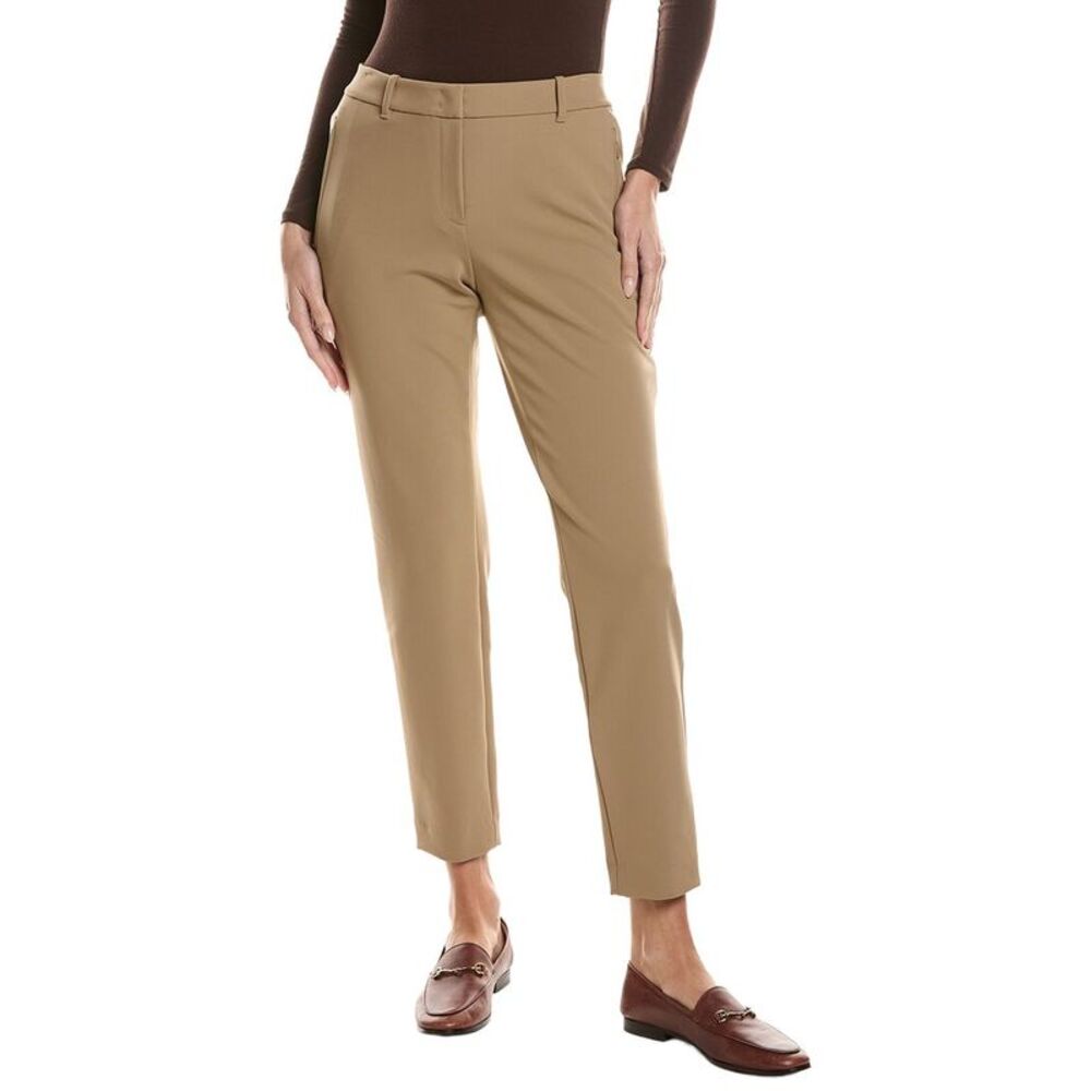 Lafayette 148 New York Womens Essex Slim Mid Rise Pant